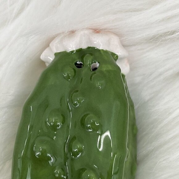 Cactus Cacti Blossom Salt and Pepper Shaker Set Green White Brown - Picture 6 of 9